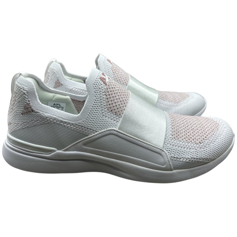APL Men's Techloom Bliss Running Shoe - White/Creme/Beachwood - Size 14